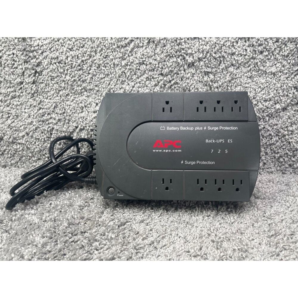 APC ES 750 Back UPS Battery Back Up Surge Protection DL725VT
